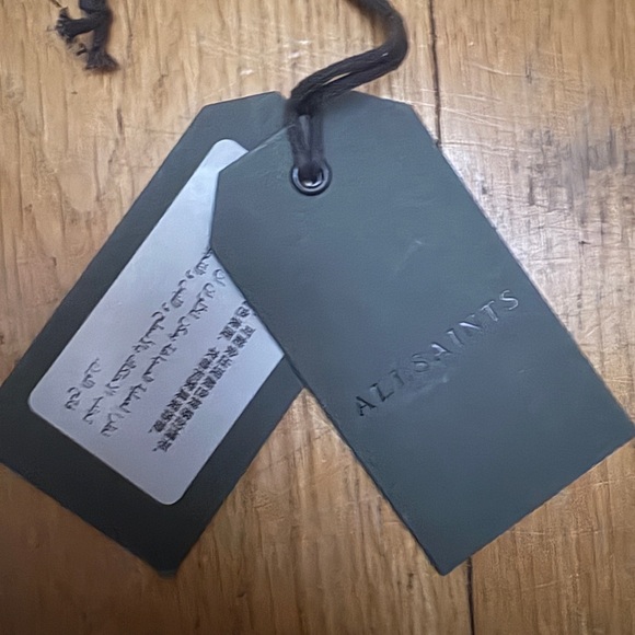 NWT All saints denim peplum skirt - Picture 10 of 10